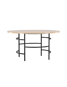 Runt matbord Copenhagen, Ø140 cm, Vitlaserad 2
