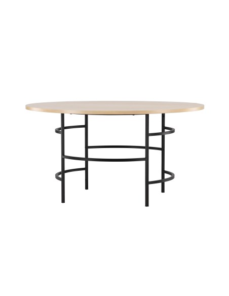 Runt matbord Copenhagen, Ø140 cm, Vitlaserad