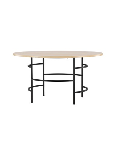 Runt matbord Copenhagen, Ø140 cm, Vitlaserad