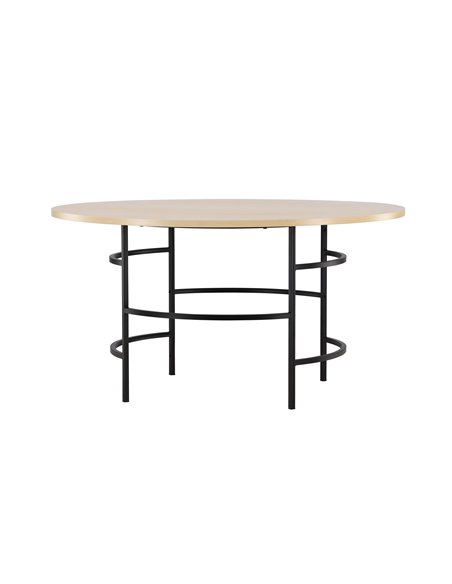 Runt matbord Copenhagen, Ø140 cm, Vitlaserad