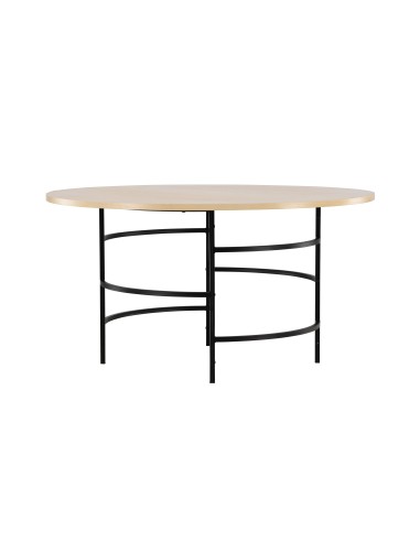 Runt matbord Copenhagen, Ø140 cm, Vitlaserad