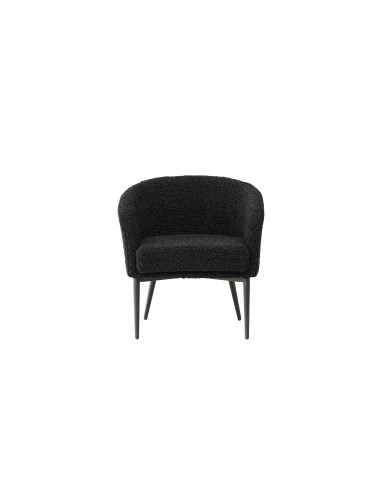 Fåtölj Fluffy, 66 × 64 cm, Svart