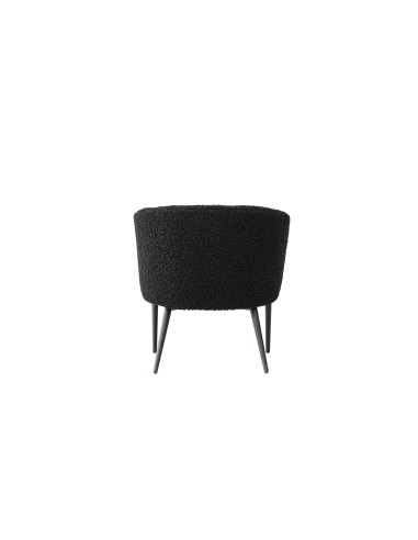 Fåtölj Fluffy, 66 × 64 cm, Svart