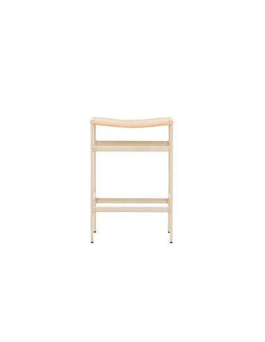 Barstol Polly, Beige/Vitlaserad