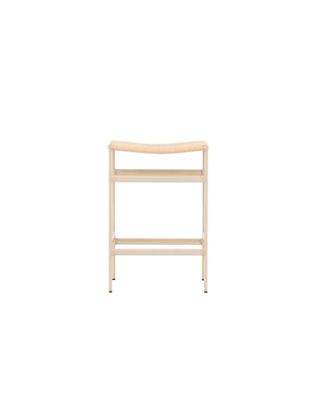 Barstol Polly, Beige/Vitlaserad