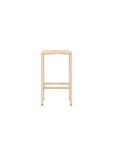 Barstol Polly, Beige/Vitlaserad