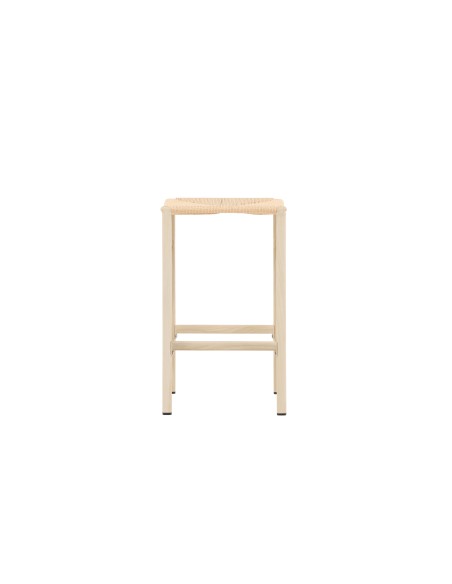 Barstol Polly, Beige/Vitlaserad