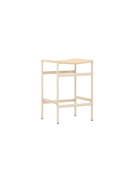 Barstol Polly, Beige/Vitlaserad