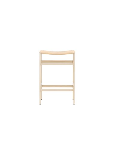 Barstol Polly, Beige/Vitlaserad