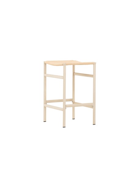 Barstol Polly, Beige/Vitlaserad