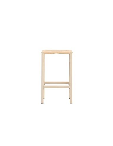 Barstol Polly, Beige/Vitlaserad
