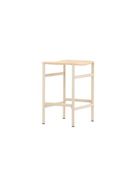 Barstol Polly, Beige/Vitlaserad