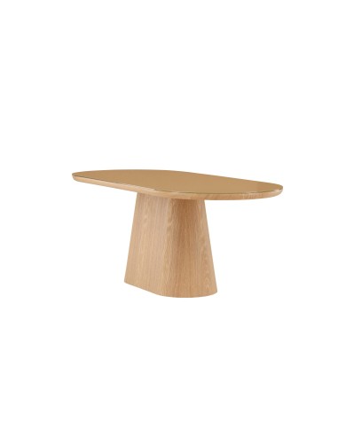 Ovalt matbord Castor, 200 × 90 cm, Natur