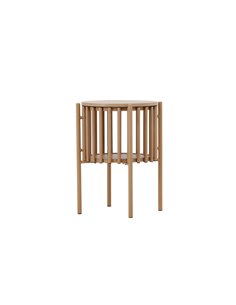 Runt sidobord Rubbo, Ø45 cm, Natur 2