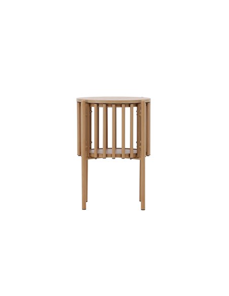 Runt sidobord Rubbo, Ø45 cm, Natur