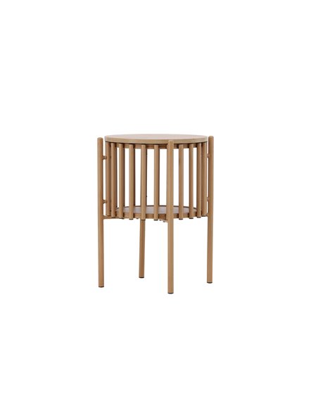 Runt sidobord Rubbo, Ø45 cm, Natur
