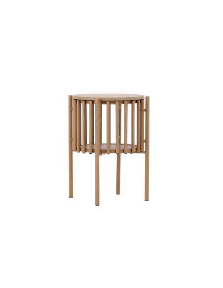 Runt sidobord Rubbo, Ø45 cm, Natur