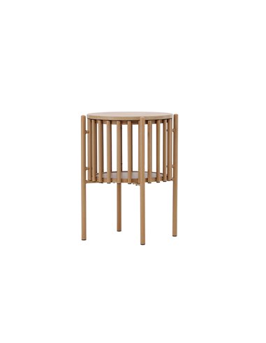 Runt sidobord Rubbo, Ø45 cm, Natur