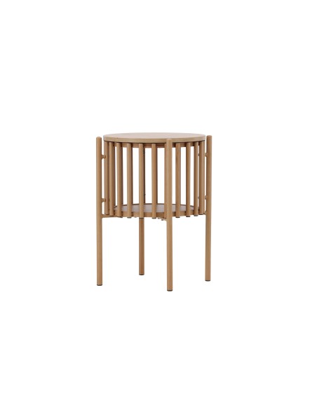 Runt sidobord Rubbo, Ø45 cm, Natur