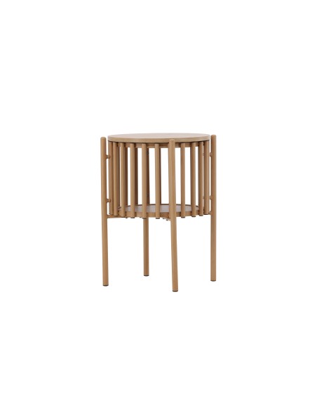 Runt sidobord Rubbo, Ø45 cm, Natur
