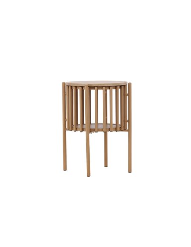 Runt sidobord Rubbo, Ø45 cm, Natur