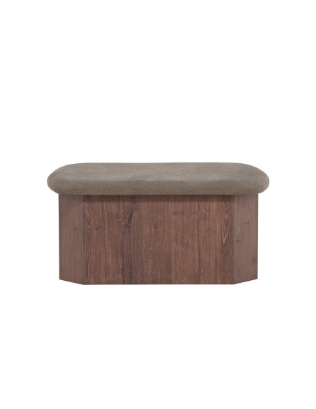 Fåtölj Todd Sittpuff, 88 × 59 cm, Brun