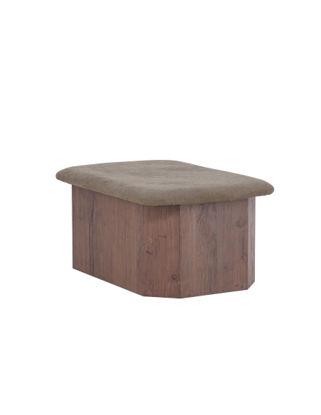 Fåtölj Todd Sittpuff, 88 × 59 cm, Brun