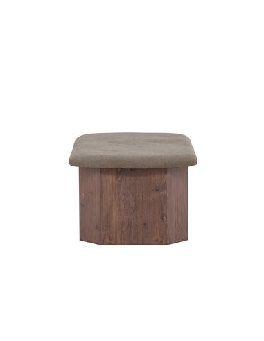 Fåtölj Todd Sittpuff, 88 × 59 cm, Brun