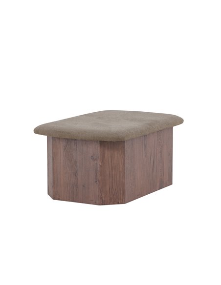 Fåtölj Todd Sittpuff, 88 × 59 cm, Brun