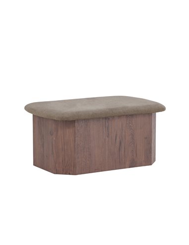 Fåtölj Todd Sittpuff, 88 × 59 cm, Brun