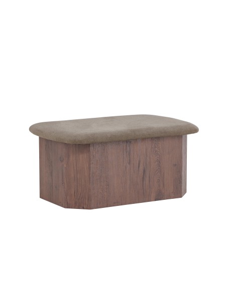 Fåtölj Todd Sittpuff, 88 × 59 cm, Brun