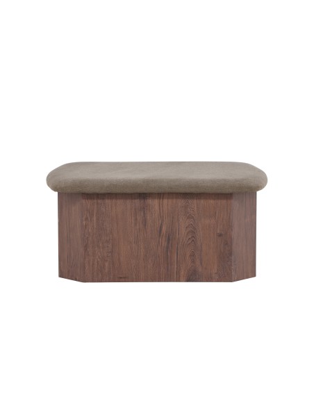 Fåtölj Todd Sittpuff, 88 × 59 cm, Brun