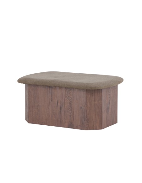 Fåtölj Todd Sittpuff, 88 × 59 cm, Brun