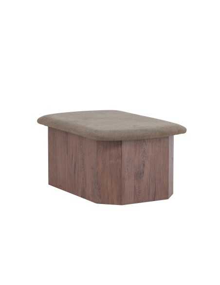 Fåtölj Todd Sittpuff, 88 × 59 cm, Brun