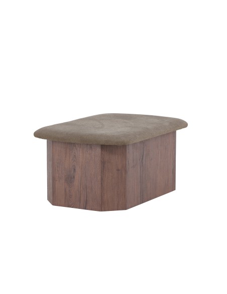 Fåtölj Todd Sittpuff, 88 × 59 cm, Brun