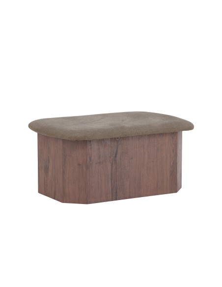 Fåtölj Todd Sittpuff, 88 × 59 cm, Brun