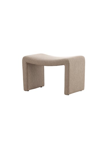 Fåtölj Bonn Ottoman, 70 × 45 cm, Brun