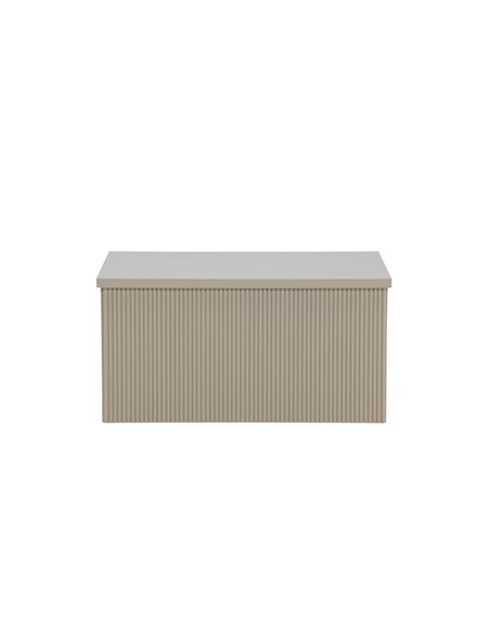 Sidobord Lenox, 80 × 60 cm, Beige