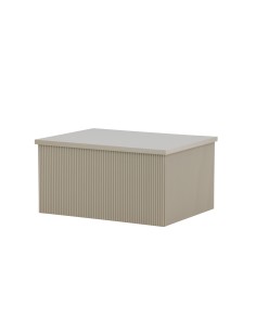 Sidobord Lenox, 80 × 60 cm, Beige 2