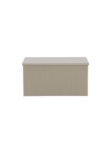 Sidobord Lenox, 80 × 60 cm, Beige