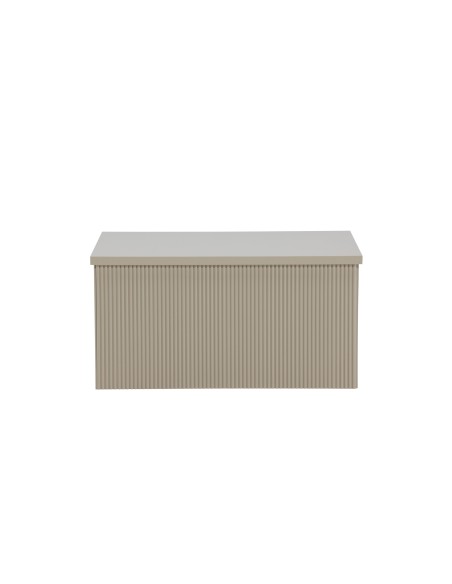 Sidobord Lenox, 80 × 60 cm, Beige