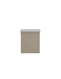 Sidobord Lenox, 40 × 40 cm, Beige