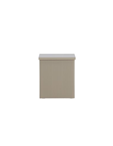 Sidobord Lenox, 40 × 40 cm, Beige