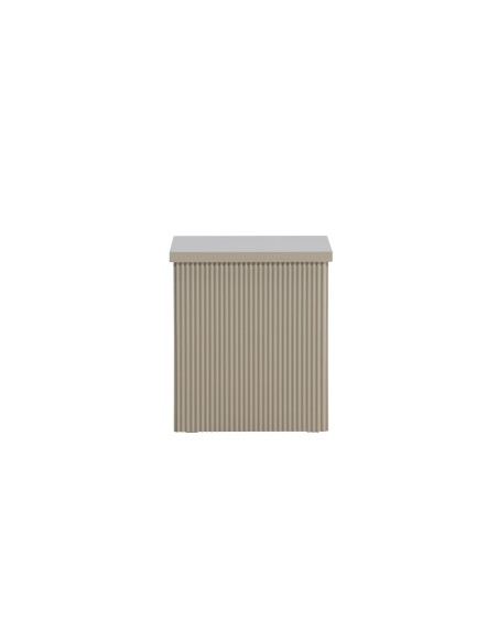 Sidobord Lenox, 40 × 40 cm, Beige