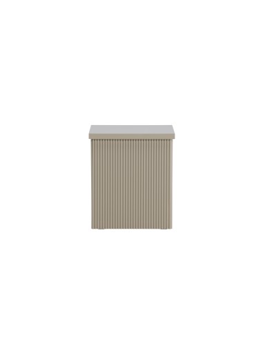 Sidobord Lenox, 40 × 40 cm, Beige