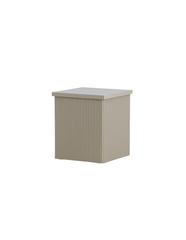 Sidobord Lenox, 40 × 40 cm, Beige
