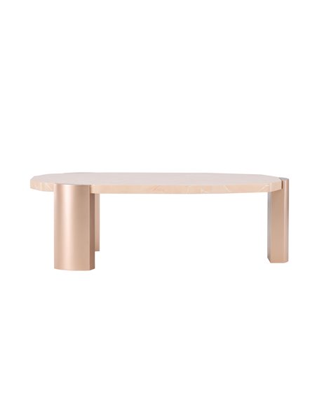Soffbord Kres, 125 × 71 cm, Pink
