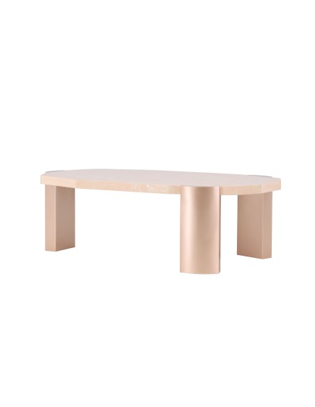 Soffbord Kres, 125 × 71 cm, Pink