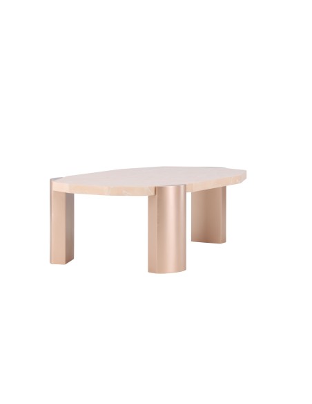 Soffbord Kres, 125 × 71 cm, Pink
