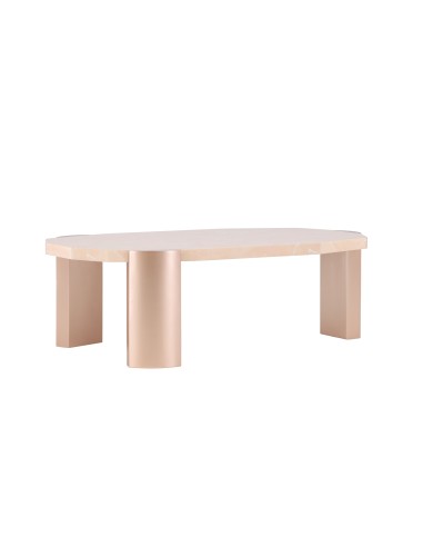 Soffbord Kres, 125 × 71 cm, Pink